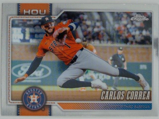 2026 Topps Chrome Baseball Carlos Correa #47
