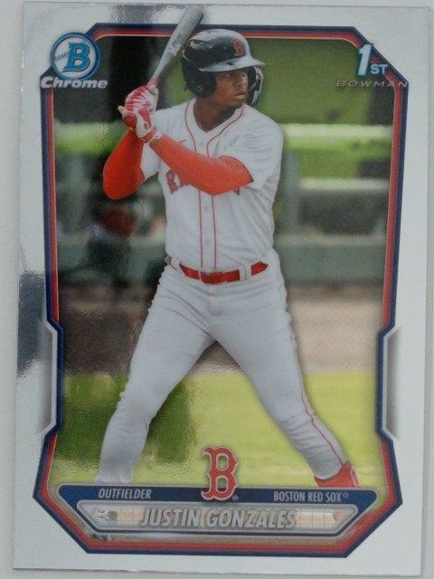 2026 Bowman Baseball Chrome Prospects Justin Gonzales #BCP-141