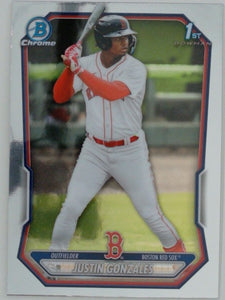 2026 Bowman Baseball Chrome Prospects Justin Gonzales #BCP-141