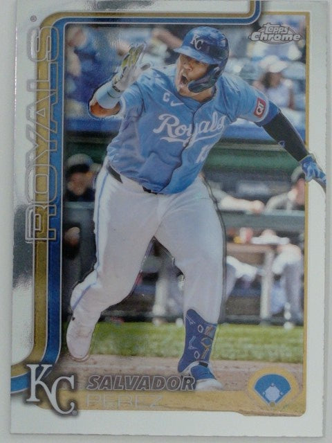 2025 Topps Chrome Baseball Salvador Perez #114