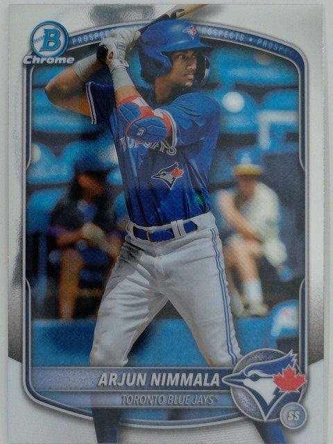 2025 Bowman Chrome Baseball Prospects Arjun Nimmala #BCP-228