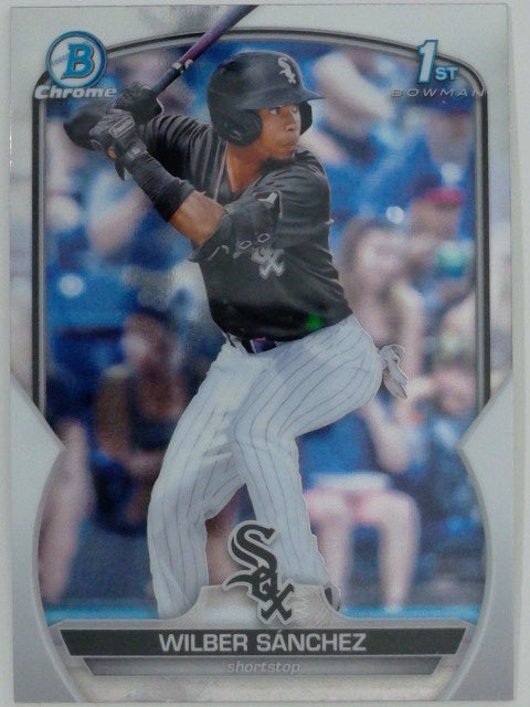 2023 Bowman Baseball Chrome Prospects Wilber Sanchez #BCP-6