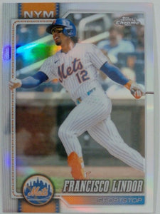 2026 Topps Chrome Baseball Refractors Francisco Lindor #299