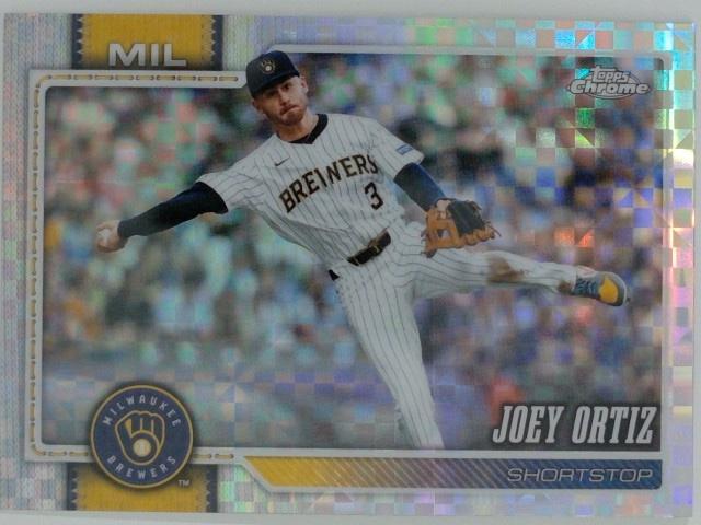 2026 Topps Chrome Baseball X-Fractors Joey Ortiz #27