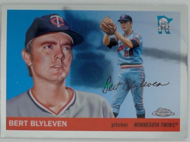 2025 Topps Chrome Platinum Baseball Bert Blyleven #452