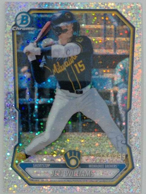 2026 Bowman Chrome Prospects Mini Diamond 154/299 Jett Williams #BCP-196