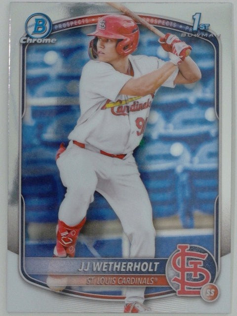 2025 Bowman Baseball Chrome Prospects JJ Wetherholt #BCP-22