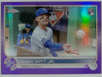 2022 Topps Chrome Update Baseball Purple Refractor Bobby Witt Jr. #USC176