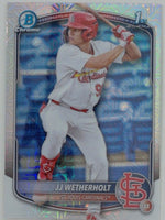 2025 Bowman Baseball Chrome Prospects Mojo Refractor JJ Wetherholt #BCP-22