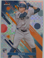 2025 Finest Baseball Checkerboard Refractors Ben Rice #48 RC
