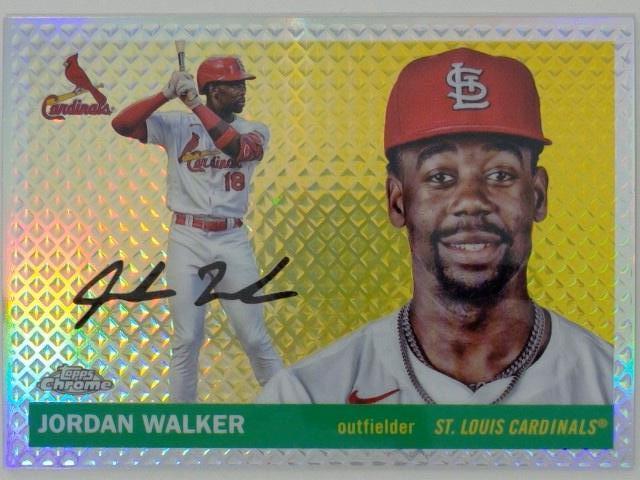 2025 Topps Chrome Platinum Diamond Etch Refractors 45/55 Jordan Walker #128