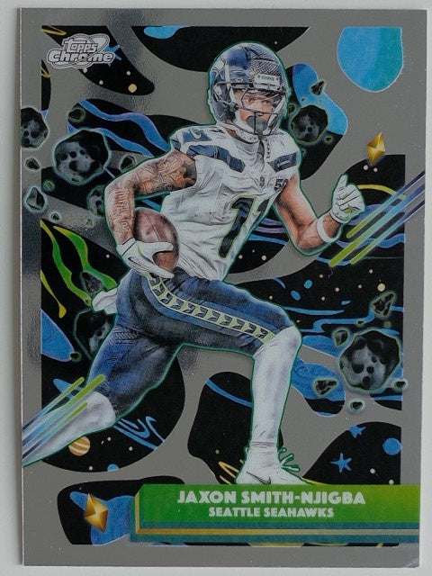 2025 Topps Chrome Cosmic Football Jaxon Smith-Njigba #91