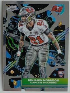 2025 Topps Chrome Cosmic Football Benjamin Morrison #193 RC