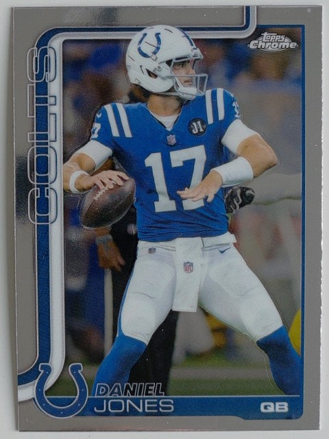 2025 Topps Chrome Football Daniel Jones #132