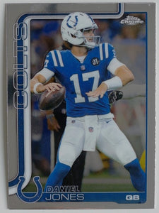 2025 Topps Chrome Football Daniel Jones #132
