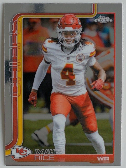 2025 Topps Chrome Football Rashee Rice #147