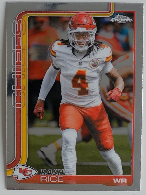 2025 Topps Chrome Football Rashee Rice #147