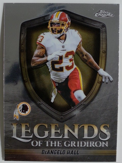 2025 Topps Chrome Football Legends of the Gridiron DeAngelo Hall #LOG-35