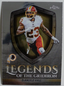 2025 Topps Chrome Football Legends of the Gridiron DeAngelo Hall #LOG-35
