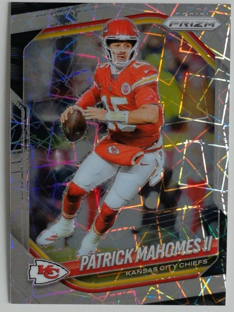 2025 Panini Prizm Football Lazer Patrick Mahomes II #26