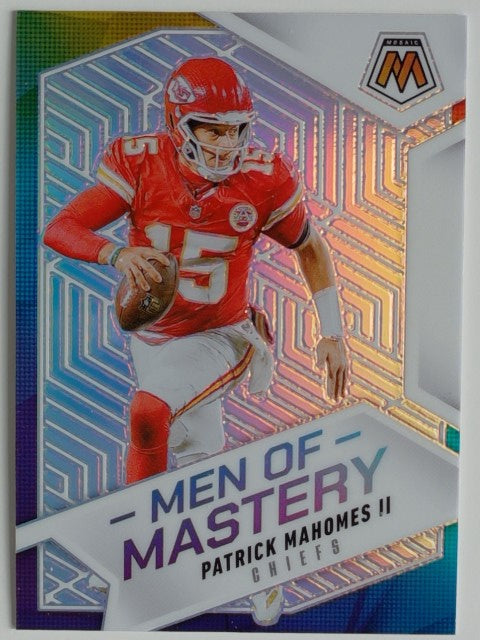 2025 Panini Mosaic Football Men of Mastery Patrick Mahomes II #13