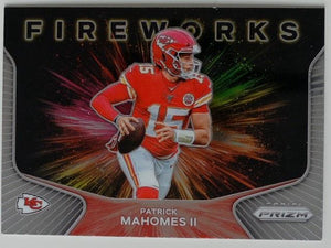 2020 Panini Prizm Football Fireworks Patrick Mahomes II #5