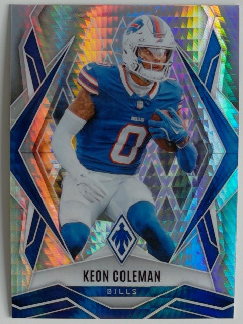 2025 Panini Phoenix Football Silver Hyper Prizm Keon Coleman #25