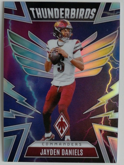 2025 Panini Phoenix Football Thunderbirds Jayden Daniels #50