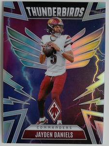 2025 Panini Phoenix Football Thunderbirds Jayden Daniels #50