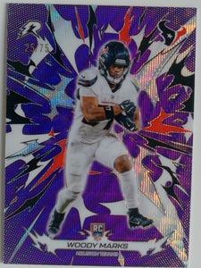 2025 Topps Resurgence Football Purple Surge Refractor 25/75 Abdul Carter #169