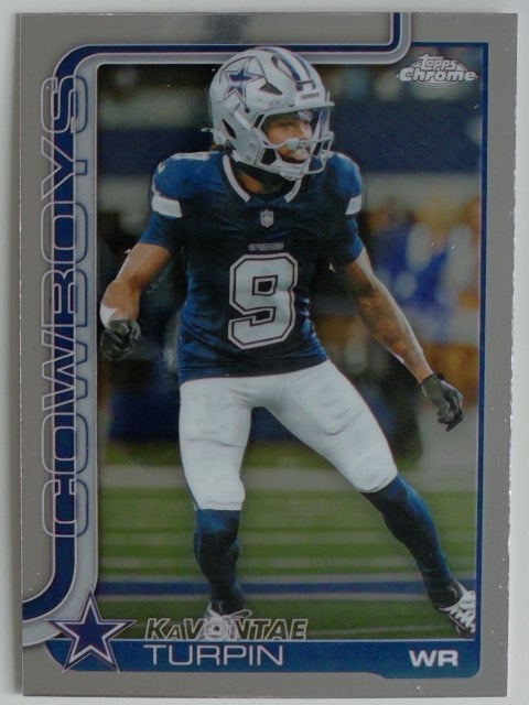 2025 Topps Chrome Football KaVontae Turpin #84