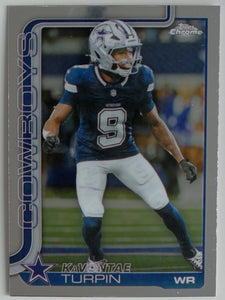 2025 Topps Chrome Football KaVontae Turpin #84