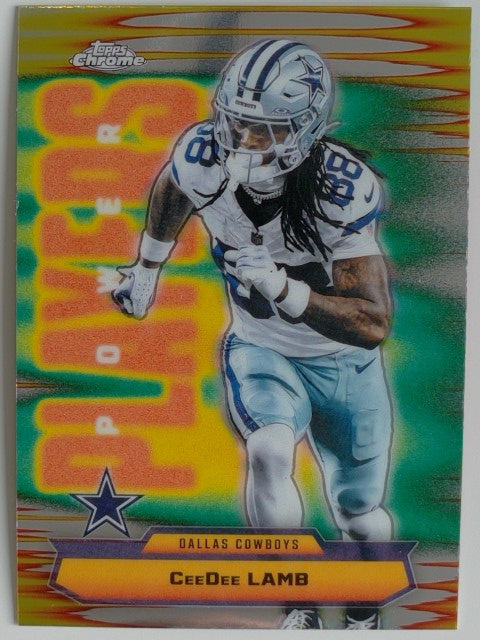 2025 Topps Chrome Football Power Players CeeDee Lamb #PP-23