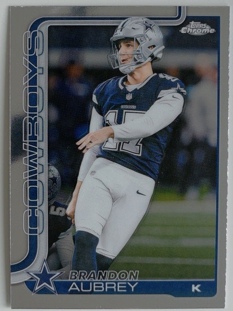 2025 Topps Chrome Football Brandon Aubrey #81