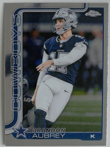 2025 Topps Chrome Football Brandon Aubrey #81