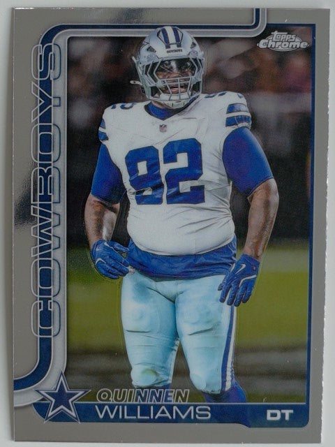 2025 Topps Chrome Football Quinnen Williams #72