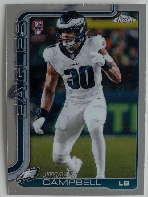 2025 Topps Chrome Football Jihaad Campbell #366 RC