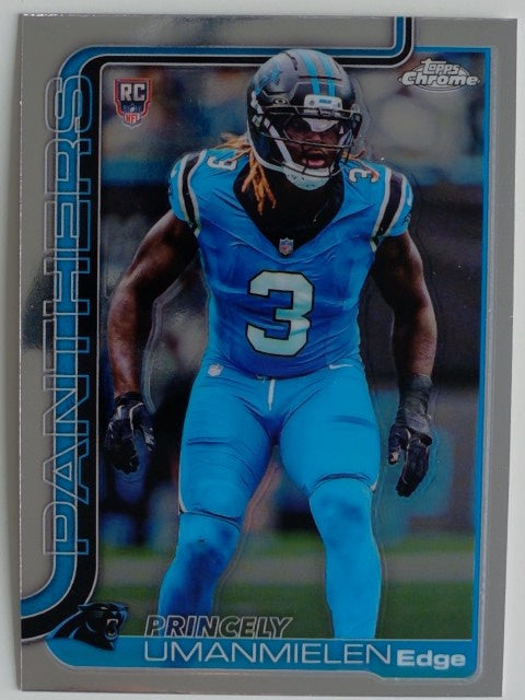 2025 Topps Chrome Football Princely Umanmielen #377 RC