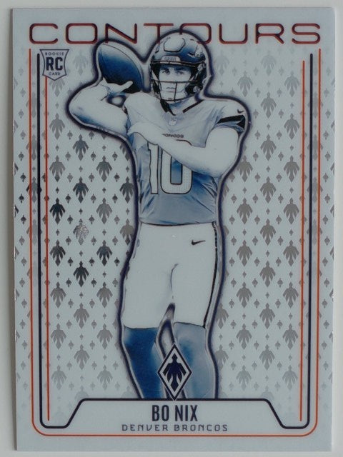 2024 Panini Phoenix Football Contours Bo Nix #CON-BNX