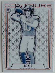 2024 Panini Phoenix Football Contours Bo Nix #CON-BNX