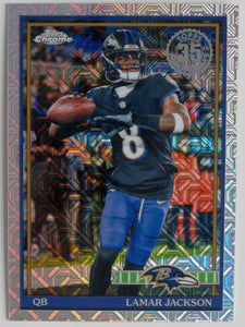 2026 Topps Flagship Football 1991 Topps Football Chrome Lamar Jackson #91TC-7