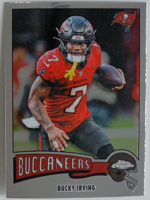 2025 Topps Chrome Football 1975 Topps Bucky Irving #1975-32