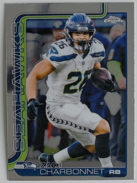 2025 Topps Chrome Football Zach Charbonnet #279
