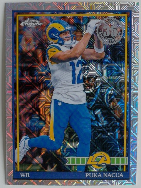 2026 Topps Flagship Football 1991 Topps Football Chrome Puka Nacua #91TC-20