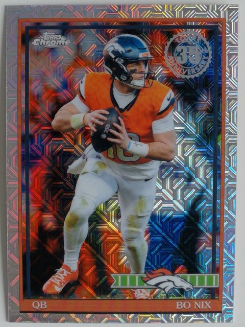 2026 Topps Flagship Football 1991 Topps Football Chrome Bo Nix #91TC-31