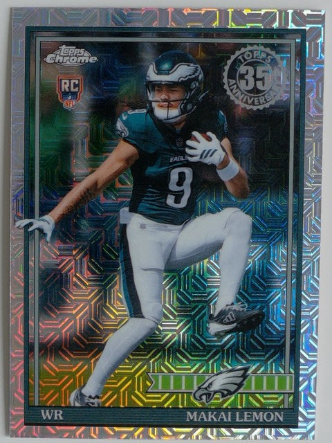 2026 Topps Flagship Football 1991 Topps Rookies Chrome Makai Lemon #91TRC-19