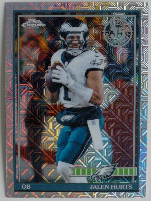 2026 Topps Flagship Football 1991 Topps Football Chrome Jalen Hurts #91TC-43