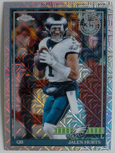 2026 Topps Flagship Football 1991 Topps Football Chrome Jalen Hurts #91TC-43