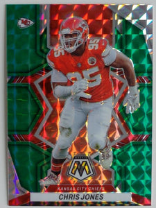 2022 Panini Mosaic Football Mosaic Green Chris Jones #99
