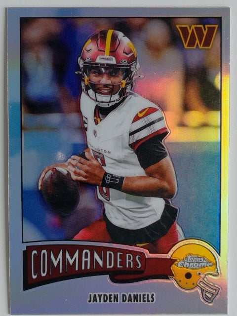 2025 Topps Chrome Football 1975 Topps Refractor Jayden Daniels #1975-34
